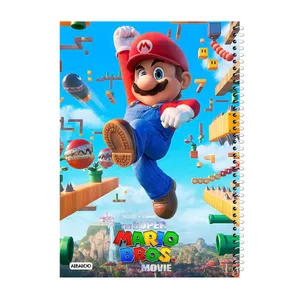 دفتر مشق 50 برگ آلبالو طرح سوپر ماریو کد 2303