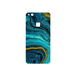 MAHOOT Turquoise marblewith golden streaks Cover Sticker for Huawei P10 Lite