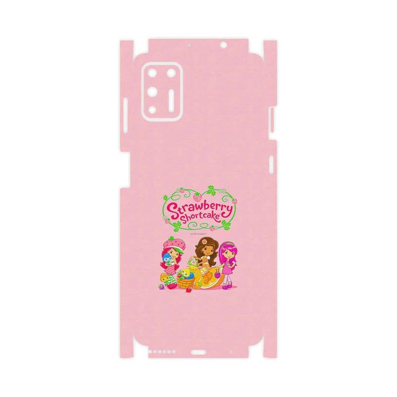 برچسب پوششی ماهوت مدل Strawberry Shortcake-FullSkin مناسب برای گوشی موبایل موتورولا Moto G9 Plus