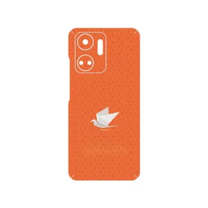 MAHOOT Minimalist origami bird Cover Sticker for Honor X7a
