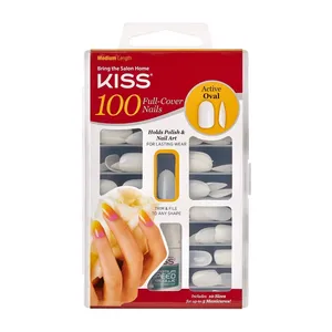 ناخن مصنوعی کیس مدل ACTIVE OVAL بسته 100 عددی