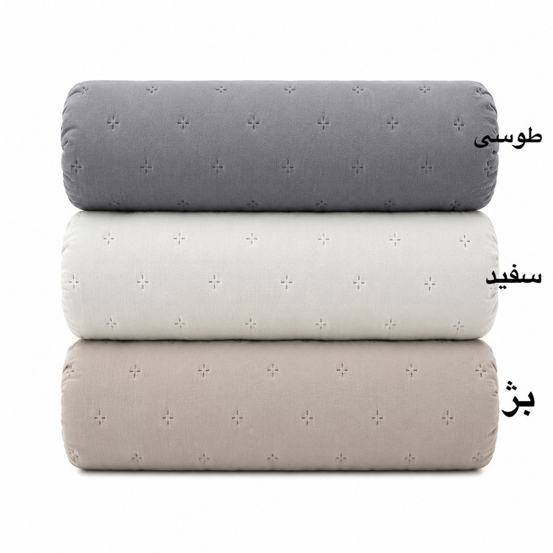 سرویس روتختی 2 نفره 3 تکه مدل Yatak Ortusu Lidya C.f