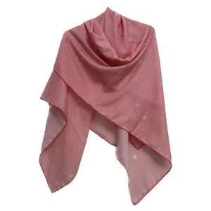 روسری زنانه مدل نخی چهارفصل قواره بزرگ کد 1825