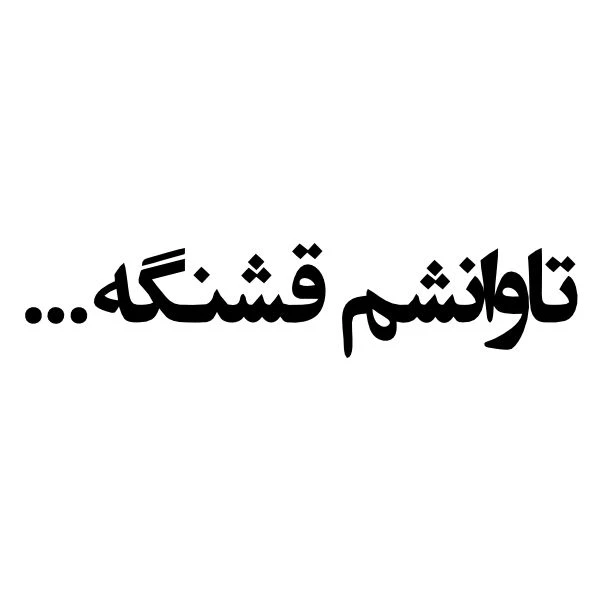 برچسب بدنه خودرو طرح تاوانشم قشنگه2 کد FB04