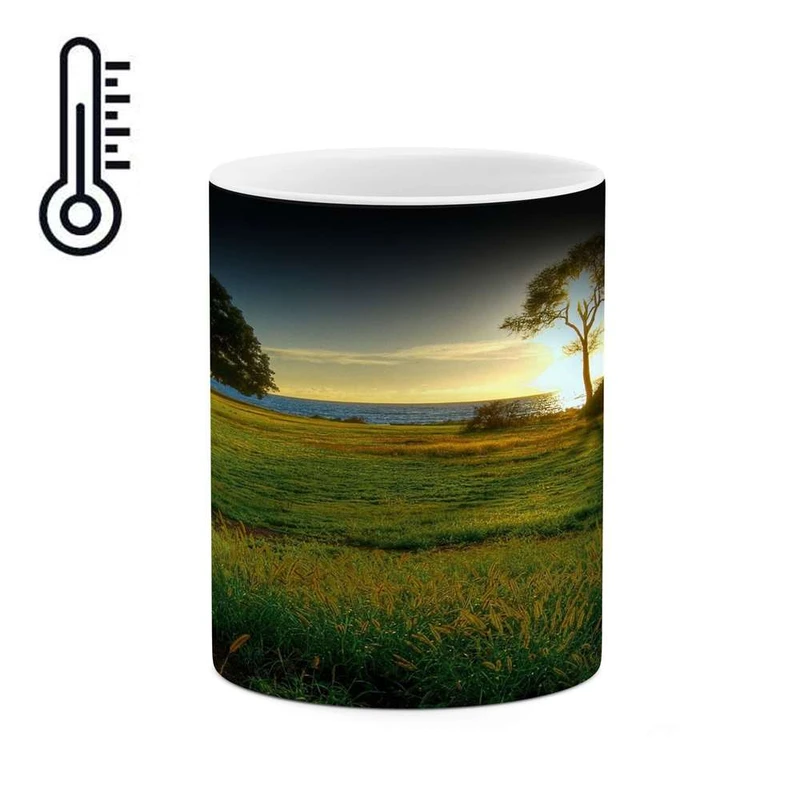 ماگ حرارتی کاکتی مدل منظره کد mgh17771