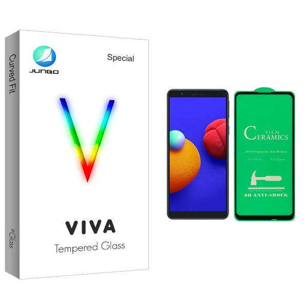 محافظ صفحه نمایش سرامیکی جانبو مدل Viva Glass مناسب برای گوشی موبایل سامسونگ Galaxy A01 Core