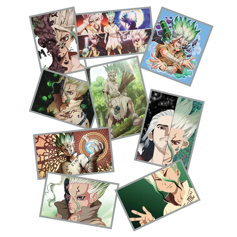 استیکر لپ تاپ طرح دکتر استون کد 2087 مجموعه 9 عددی