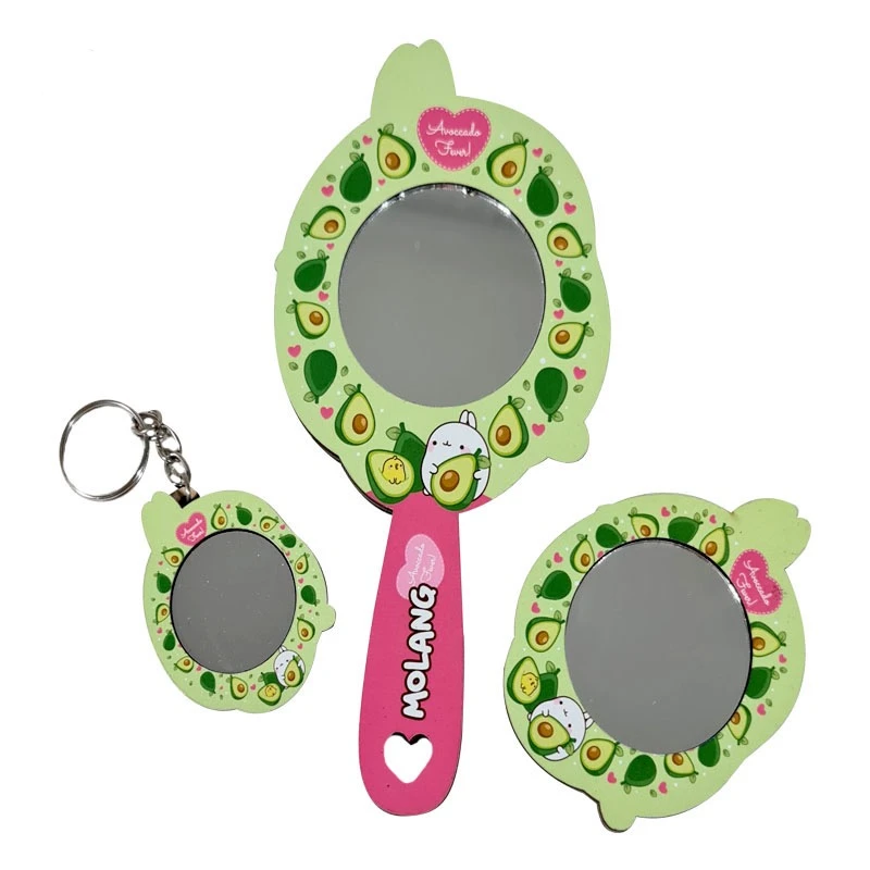 آینه آرایشی مدل مولانگ به همراه آینه جیبی و جا کلیدی