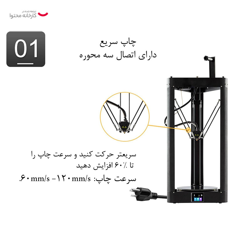 پرینتر سه بعدی اف ال سان مدل QQ-S Pro
