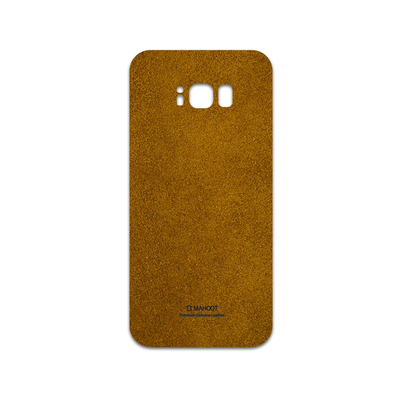 برچسب پوششی ماهوت مدل Brown-Chamois-Leather مناسب برای گوشی موبایل سامسونگ Galaxy S8 Plus