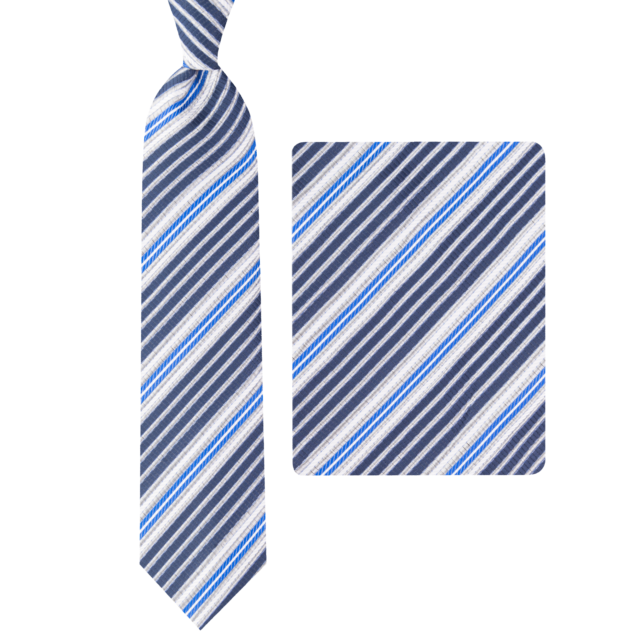ست کراوات و دستمال جیب مردانه مدل GF-ST1134-BL