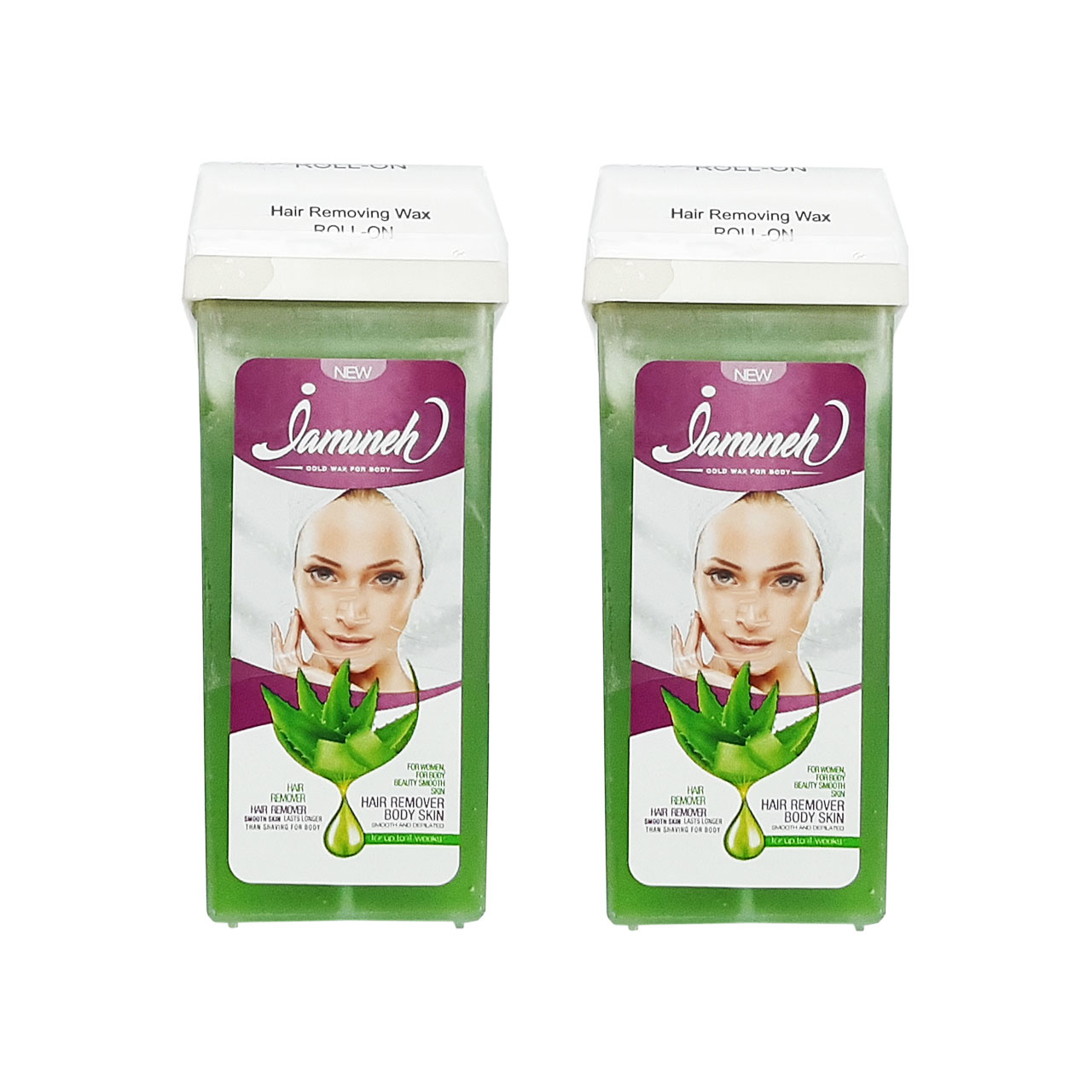 موم موبر ژامینه مدل Aloevera وزن 150 گرم مجموعه ۲ عددی