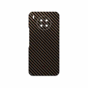 MAHOOT Glossy-Brown-Fiber Cover Sticker for Honor 50 Lite