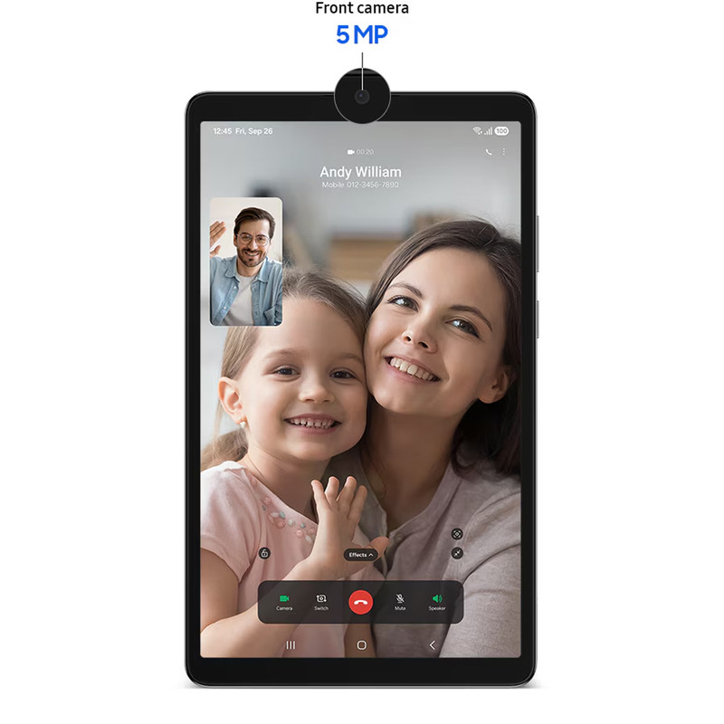 تبلت 8.7 اینچ سامسونگ مدل Galaxy Tab A11 Wi-Fi، ظرفیت 128 گیگابایت و رم 8 گیگابایت، رزولوشن دوربین 8 مگاپیکسل به همراه شارژر دیواری 25 وات سامسونگ مدل T2510