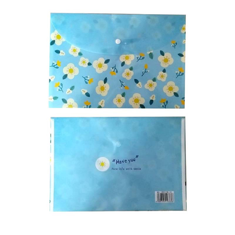 پوشه دکمه دار مدل شکوفه کد L-333 پوشه دکمه دار مدل شکوفه کد L-333