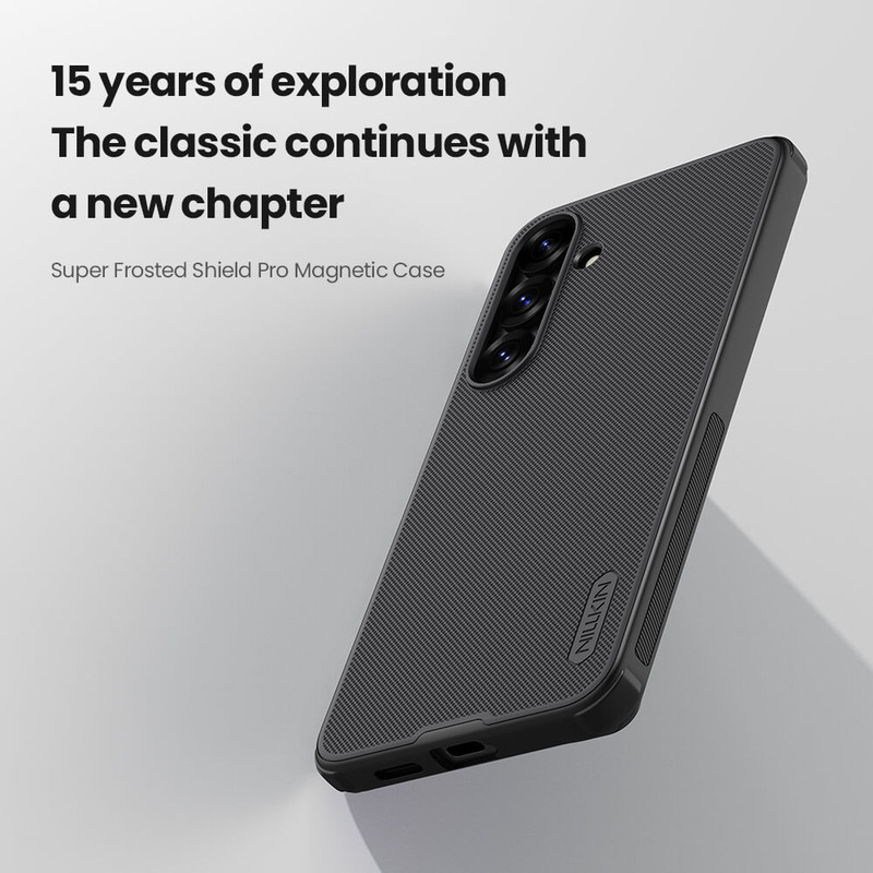 کاور نیلکین مدل Super Frosted Shield Pro Magnetic مناسب برای گوشی موبایل سامسونگ Galaxy S25