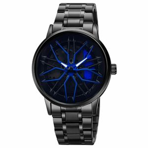 ساعت مچی عقربه‌ای کوارتز مردانه مدل صفحه رینگی چرخان کد 6