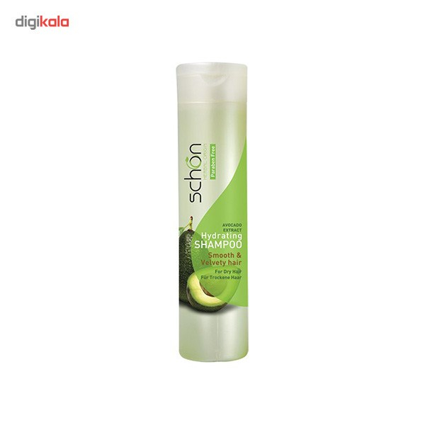 پک شامپو مرطوب کننده شون مدل Hydrating حجم 400 میلی لیتر و ماسک مو مدل Restorative حجم 150 میلی لیتر با عصاره آووکادو
