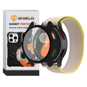 Ultimate Shield Trail GRD BK Band for Samsung Galaxy Watch 7 44mm with cover