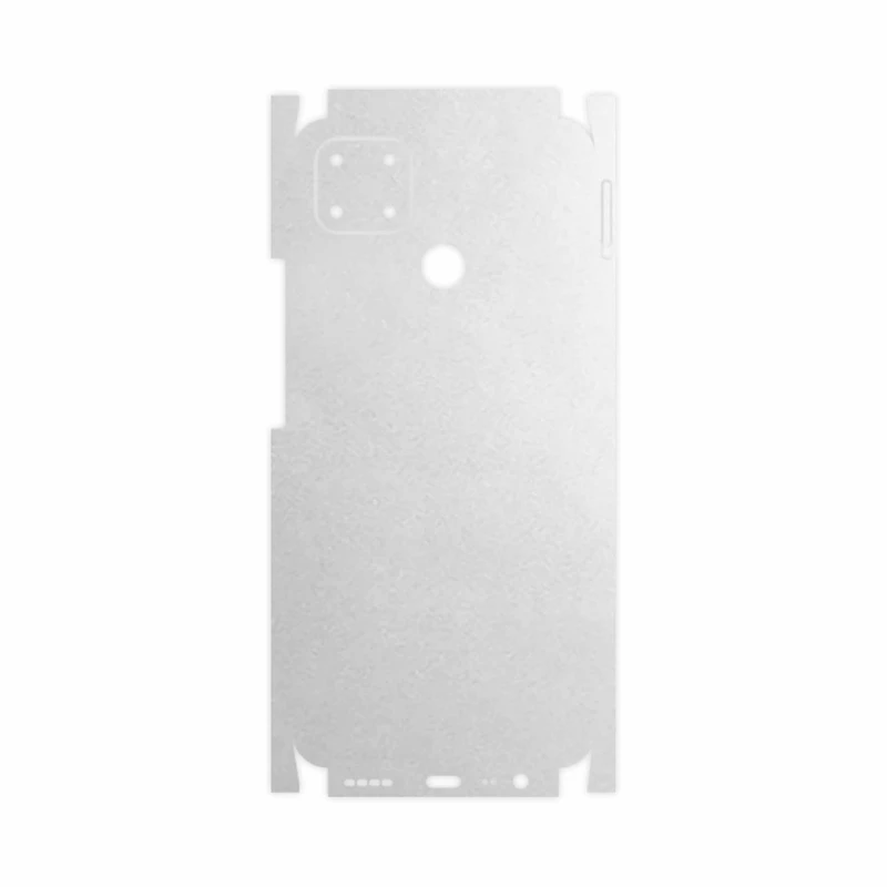 برچسب پوششی ماهوت مدل Metallic-White-FullSkin مناسب برای گوشی موبایل ریلمی C25s