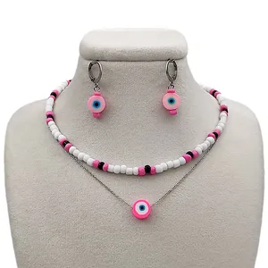 نیم ست زنانه مدل چشم کد H017