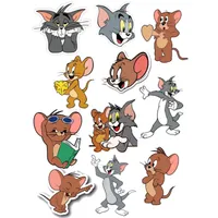 برچسب طرح تام و جری کد 140