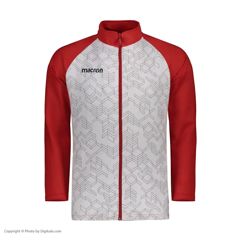 ست سویشرت و شلوار ورزشی مردانه مکرون مدل توتی رنگ قرمز