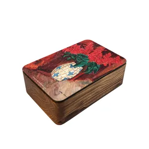 جعبه هدیه چوبی آزاکو مدل BR3-012