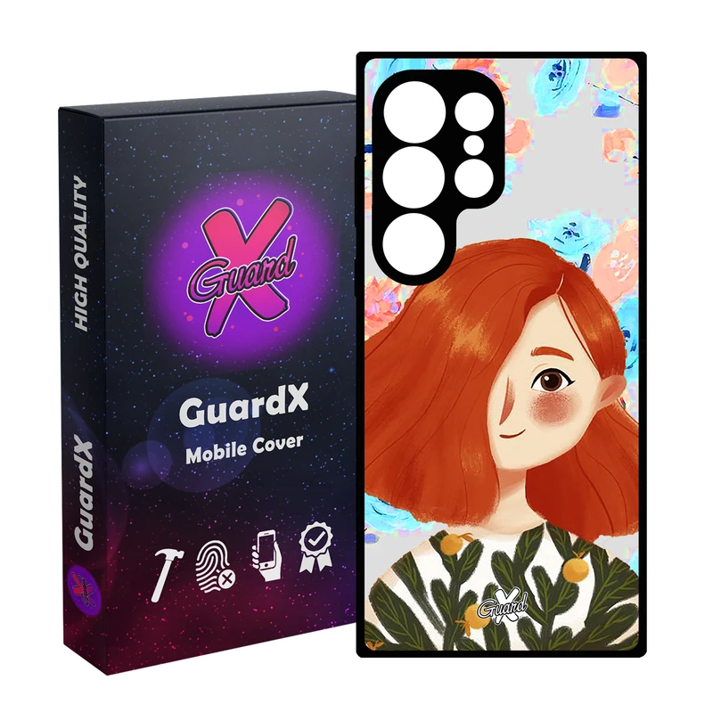 کاور گارد ایکس طرح دختر مدل 10324 مناسب برای گوشی موبایل سامسونگ Galaxy S25 Ultra