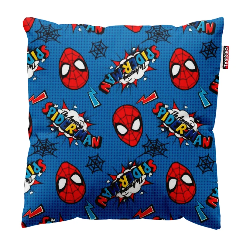  کوسن پاد آفرین طرح مرد عنکبوتی کد 4945 سایز 30*30 سانتی متر