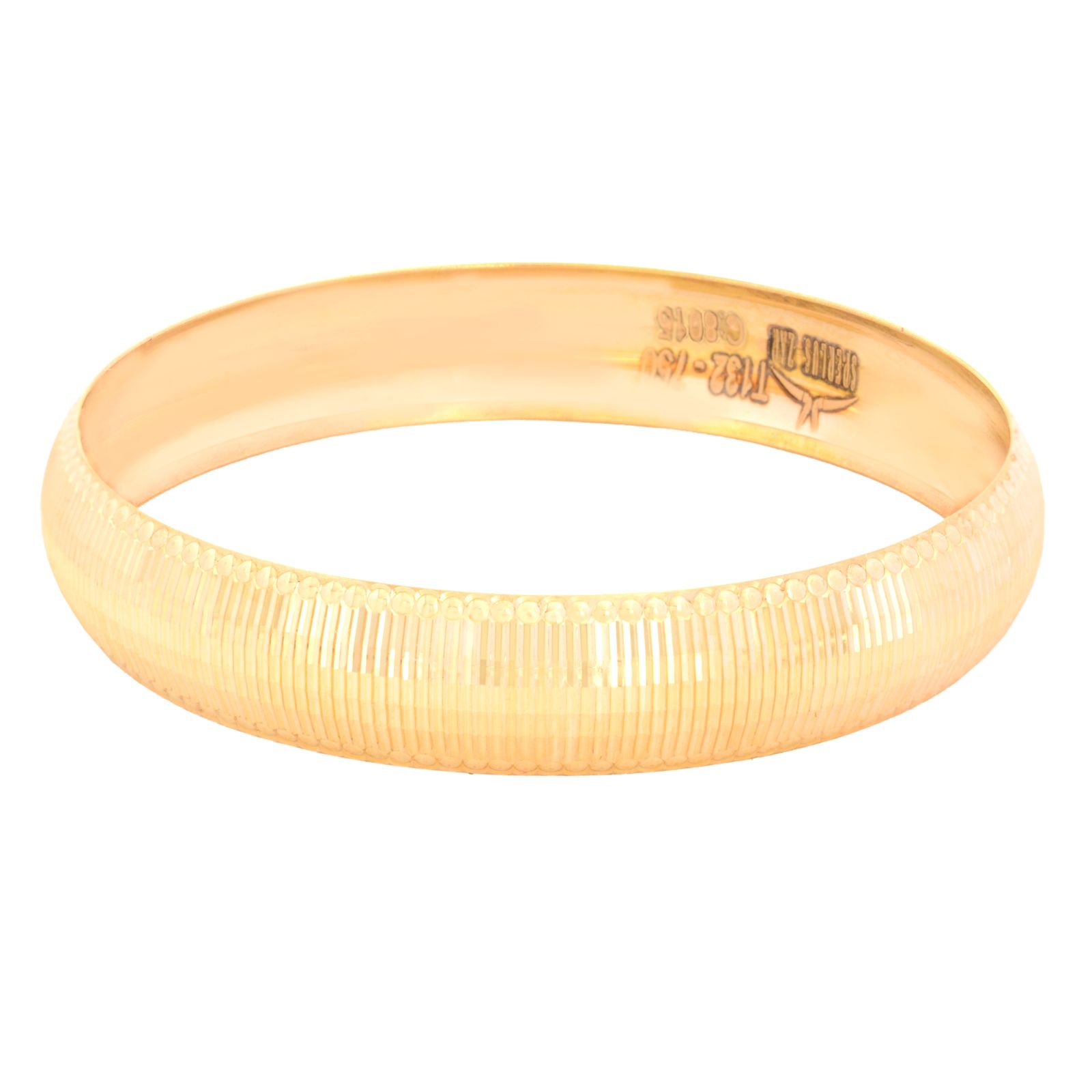 دستبند طلا 18 عیار دخترانه طلای مستجابی مدل اسپرلوس کد 3 -  - 1