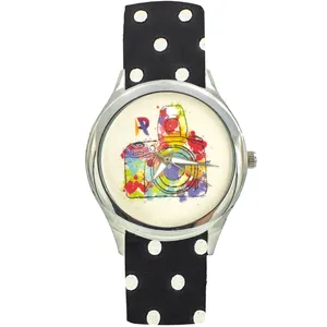 ساعت مچی عقربه ای زنانه مدل بند پارچه ای کد 4410