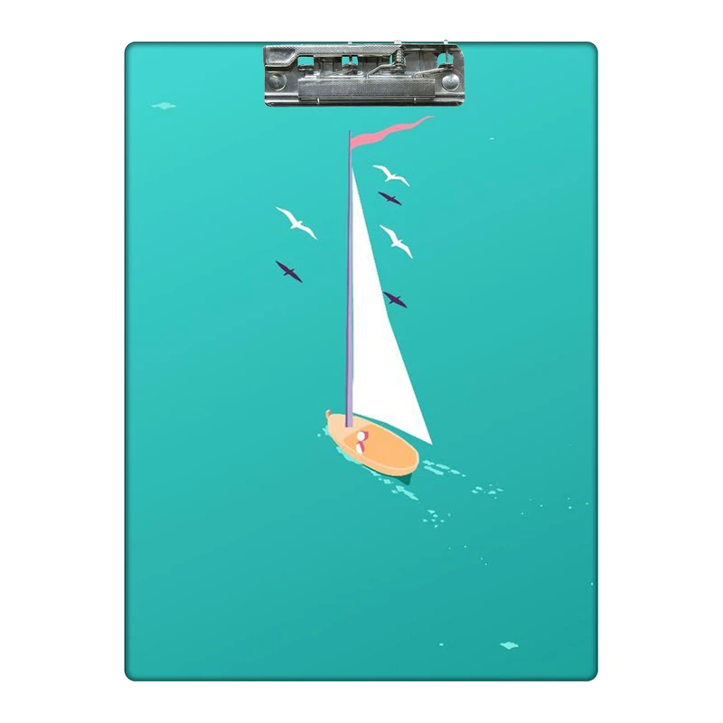 تخته شاسی طرح قایق در دریا کد  0435576 سایز A4