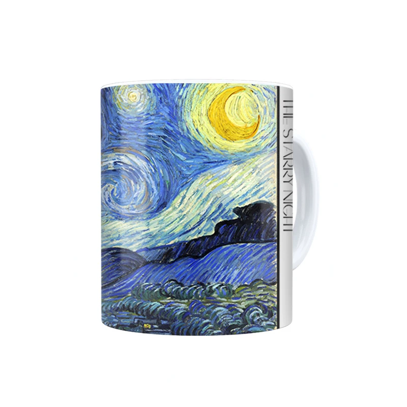 ماگ ترمه طراحان ایده مدل شب ستاره ای از ونگوگ کد art0010