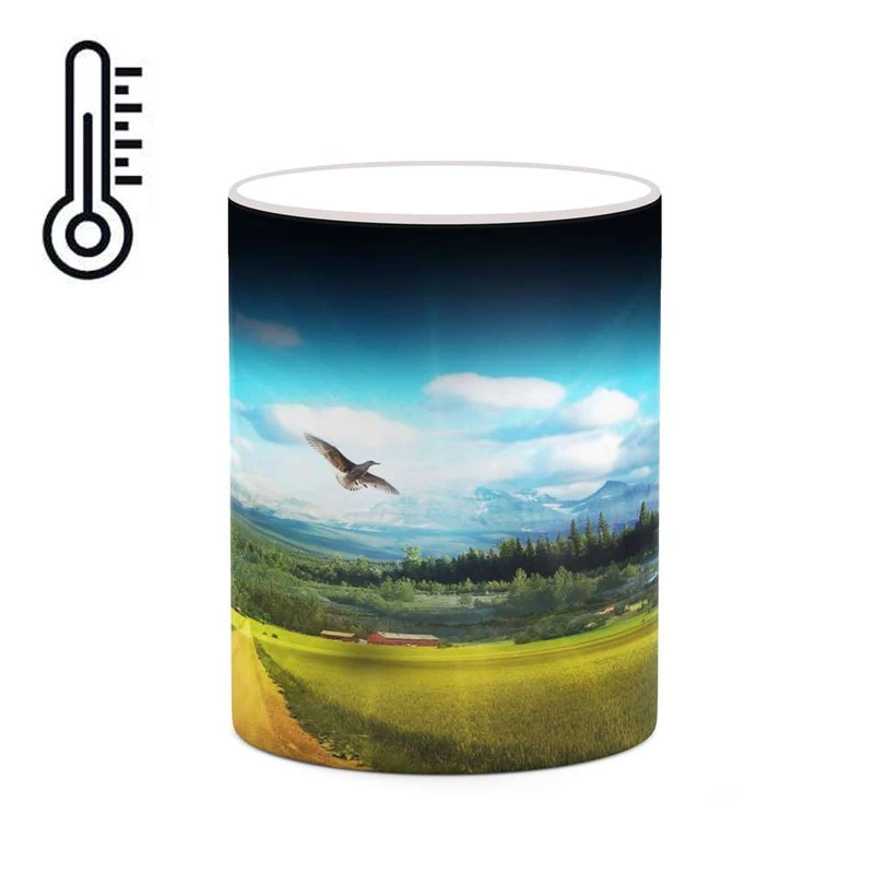 ماگ حرارتی کاکتی مدل منظره کد mgh20746