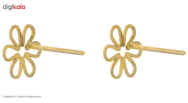 گوشواره طلا 18 عیار زنانه ماهک مدل ME0549