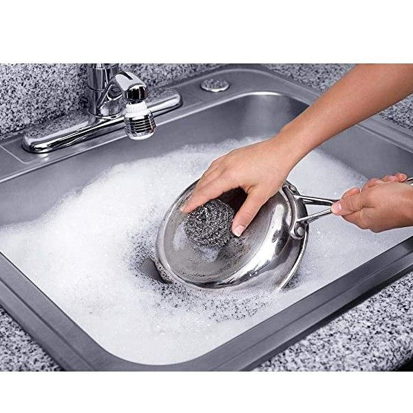سیم ظرفشویی بلا مدل stainless steel بسته 12 عددی