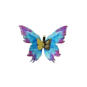 آویز گردنبند طلا 18 عیار زنانه مدل پروانه