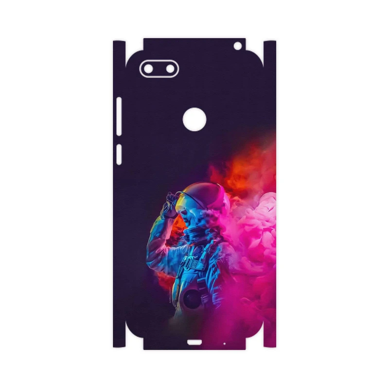 برچسب پوششی ماهوت مدل Smoke Rainbow Digital Art 1-FullSkin مناسب برای گوشی موبایل موتورولا Moto E6 Play