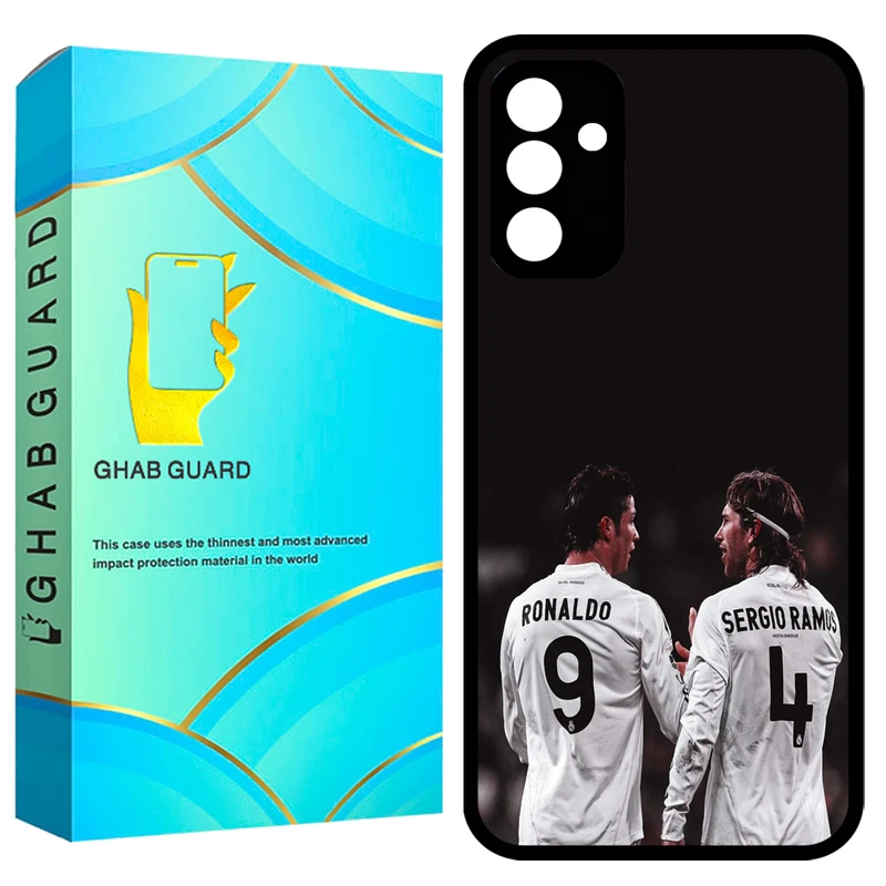 کاور قاب گارد طرح رونالدو و سرجیو مدل GCHPA34 مناسب برای گوشی موبایل سامسونگ Galaxy A34 5G  