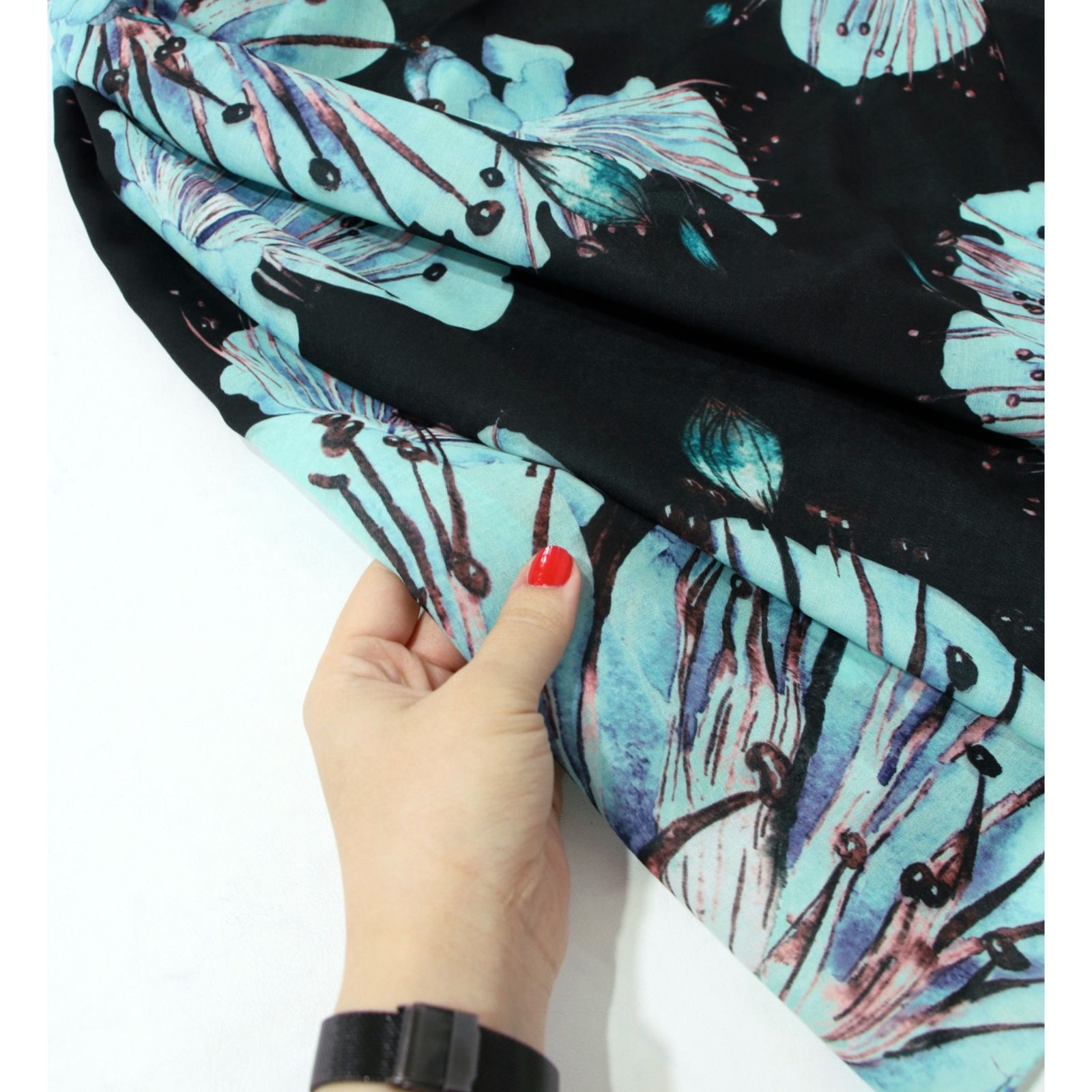 شال زنانه مدل نخی خنک گلدن کد ana-3052 -  - 13