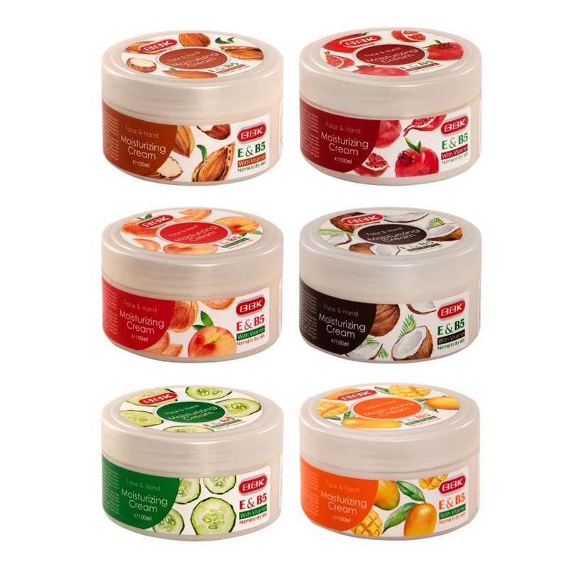 کرم مرطوب کننده ببک مدل میوه ای حجم 100 میلی لیتر مجموعه 6 عددی
