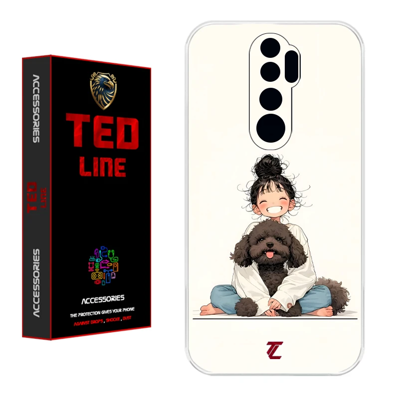 کاور تدلاین طرح سگ کد 1199 مناسب برای گوشی موبایل شیائومی Redmi Note 8 Pro