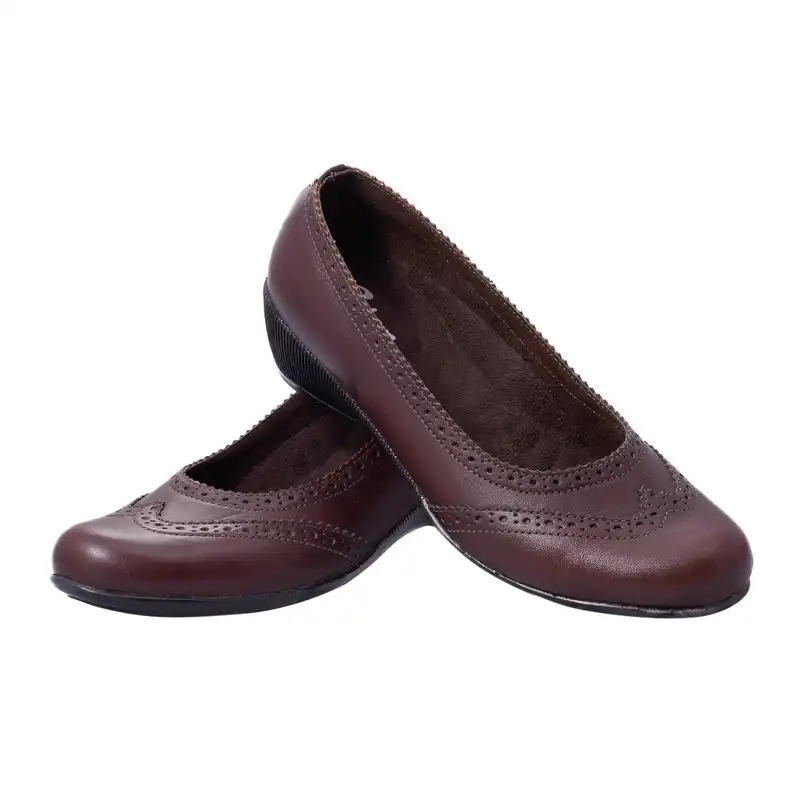 کفش طبی زنانه نادر مدل هشترک کد 602 رنگ قهوه ای