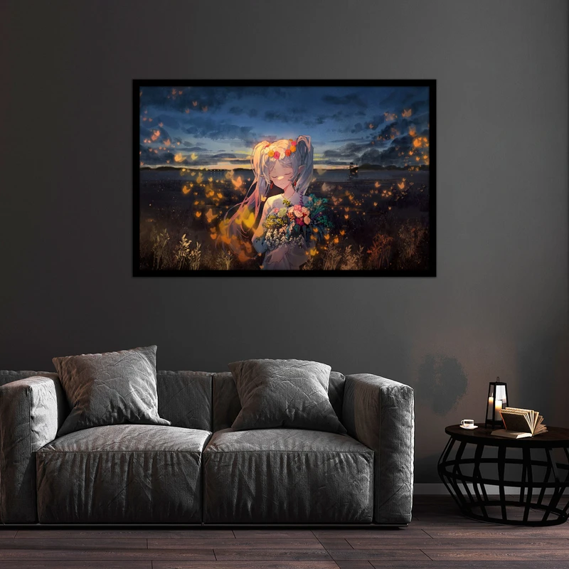 تابلو بکلیت طرح انیمه و چهره مدل B-bu1223