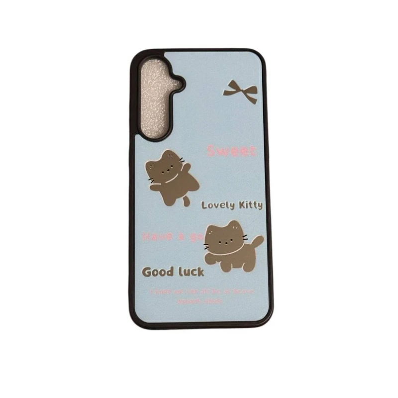 کاور مدل سوکول  طرح  گربه کد  75 ui مناسب برای گوشی موبایل سامسونگ Galaxy    A56 