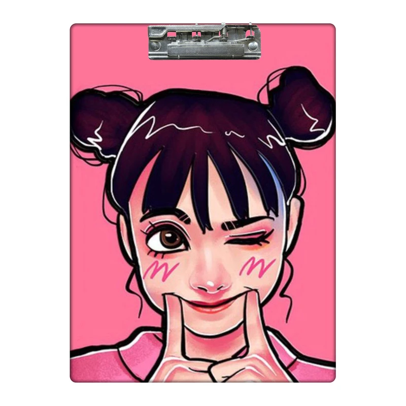 تخته شاسی طرح دختر چشمک زن کد 1204922 سایز A4