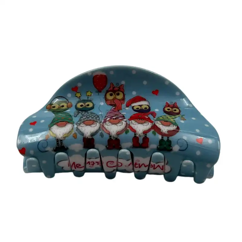 کلیپس مو زنانه منتا مدل چاپی طرح کتوله ها