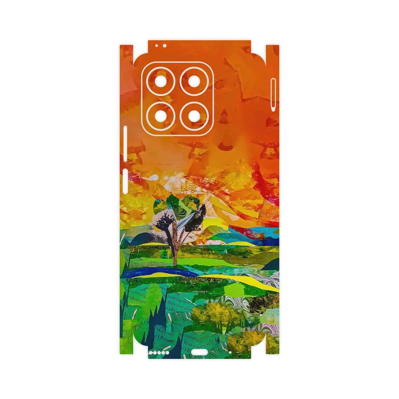 برچسب پوششی ماهوت مدل Collage of Painting-FullSkin مناسب برای گوشی موبایل آنر X8a