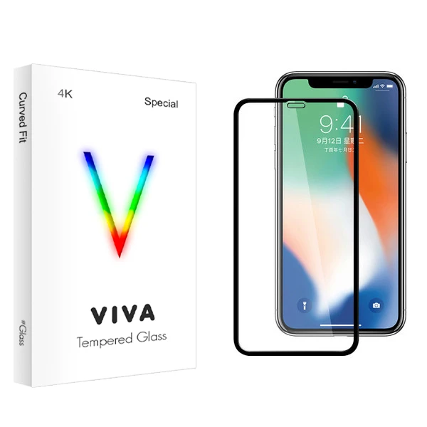 محافظ صفحه نمایش ویوا مدل 4K مناسب برای گوشی موبایل اپل Iphone X